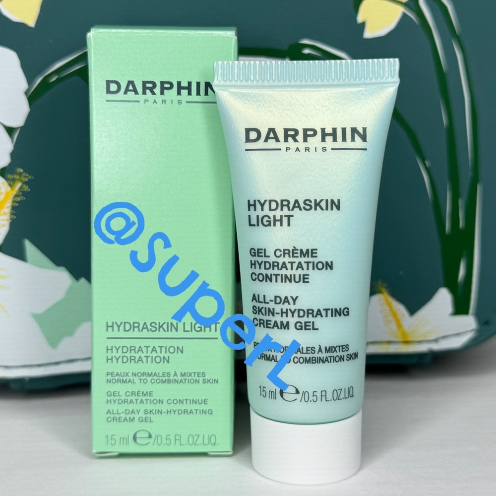2/$15 NEW Darphin Hydraskin Light Gel Cream Moisturizer Skincare Primer